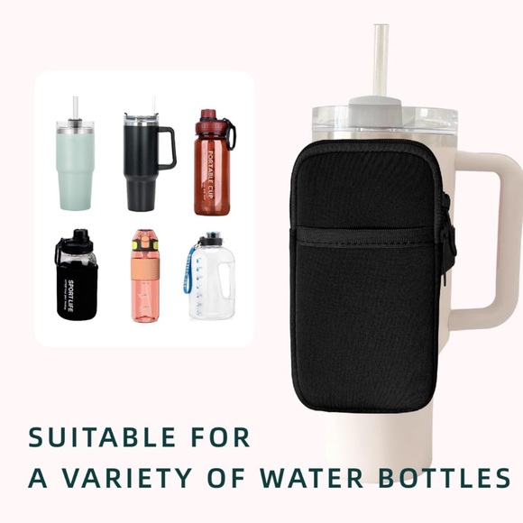 NWOT Coral Colored Storage Pouch for Stanley and Other Branded Modern Tumbler - Picture 3 of 12